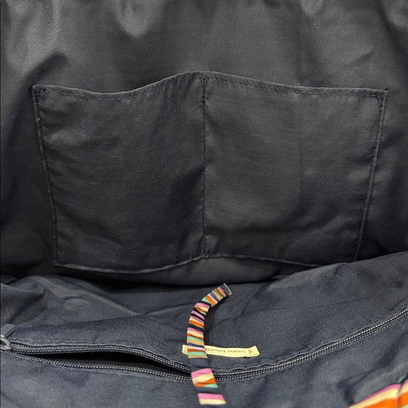 Vera Bradley Large Retro Ribbons Ultralight East West Tote Preppy Travel NWT - Picture 8 of 14